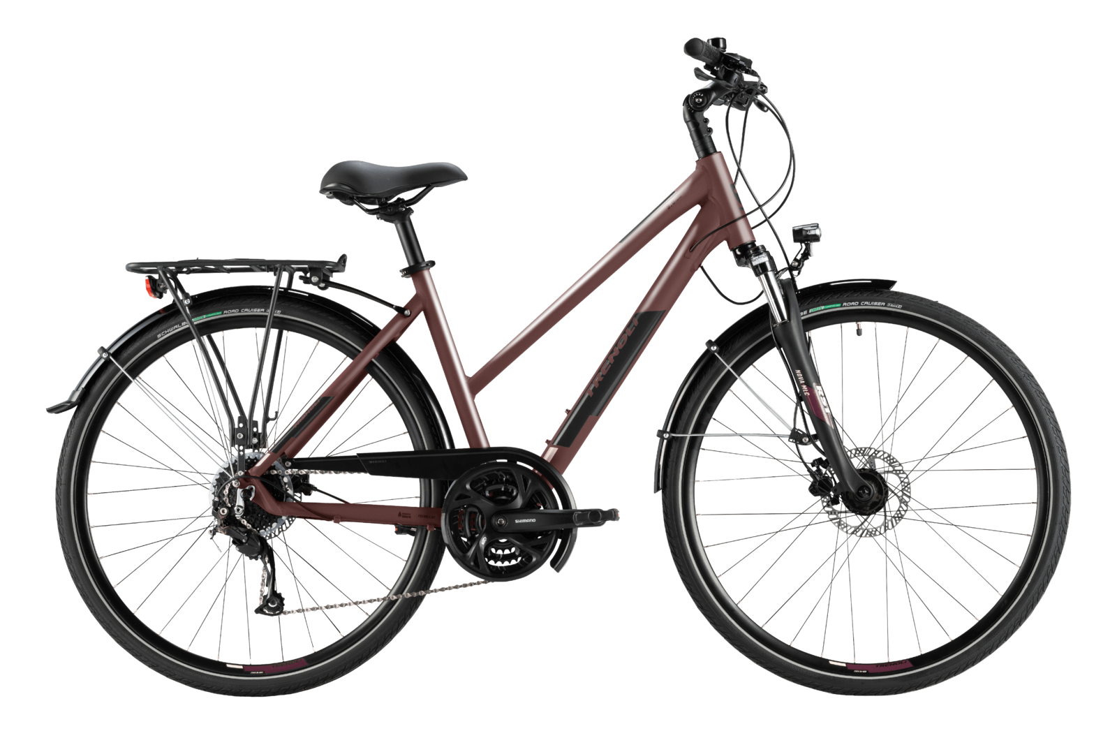 trenoli TAZIO 3.0 sportivo T in dark red – glänzend | Trekking-Bike