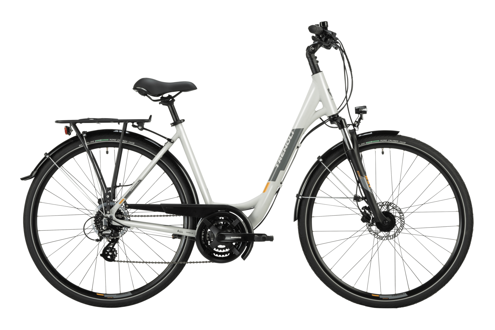trenoli TAZIO 2.0 classico in silver – glänzend | Trekking-Bike