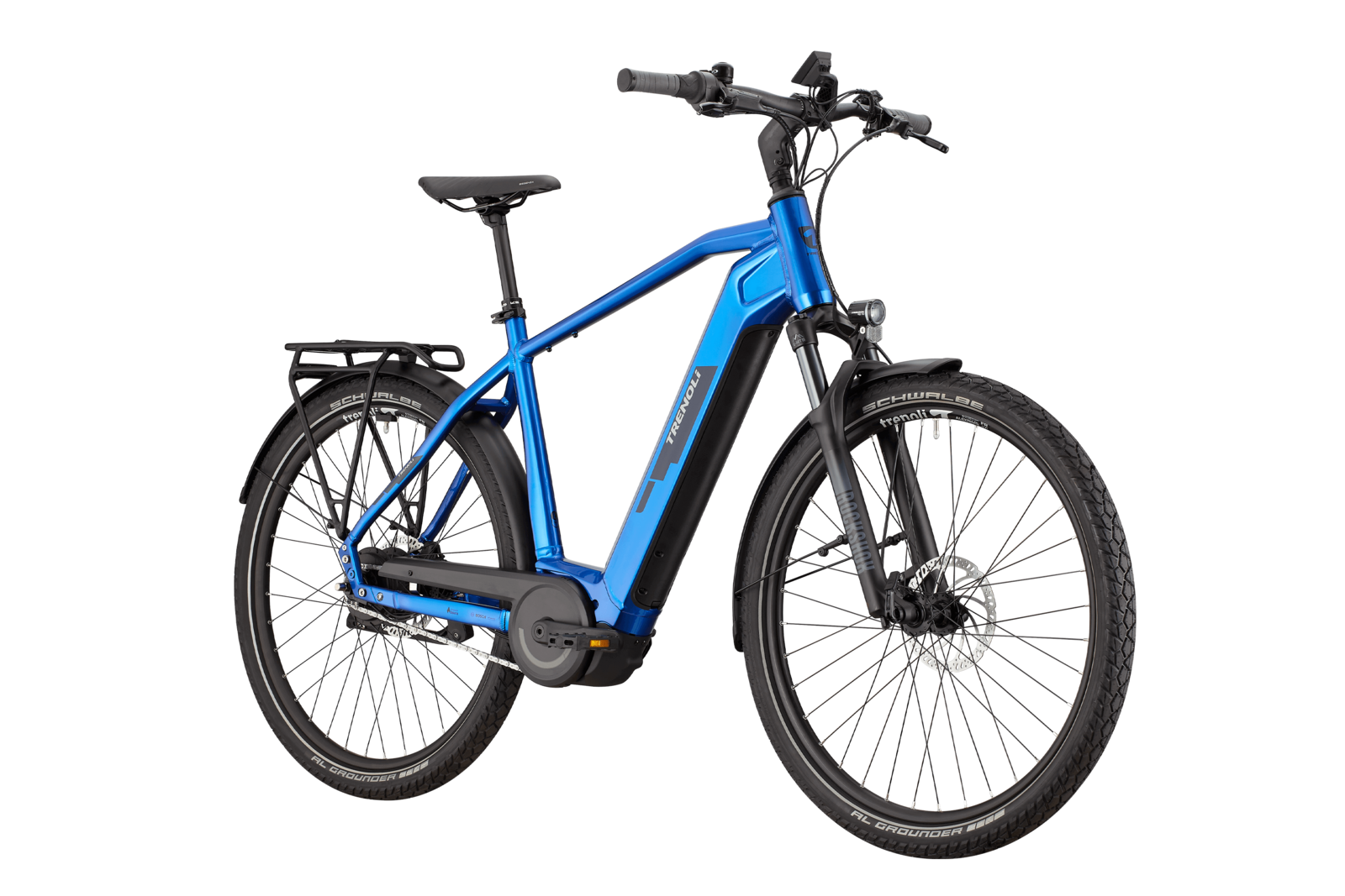 trenoli TANARO CX sportivo M Enviolo in pearl peacock blue – glänzend | Trekking E-Bike mit 750 Wh