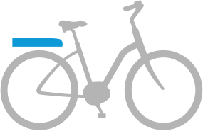 eBike Akku Position: Gepäckträger